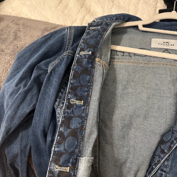 Coach Jean Jacket (Women’s Large) - Picture 3 of 5